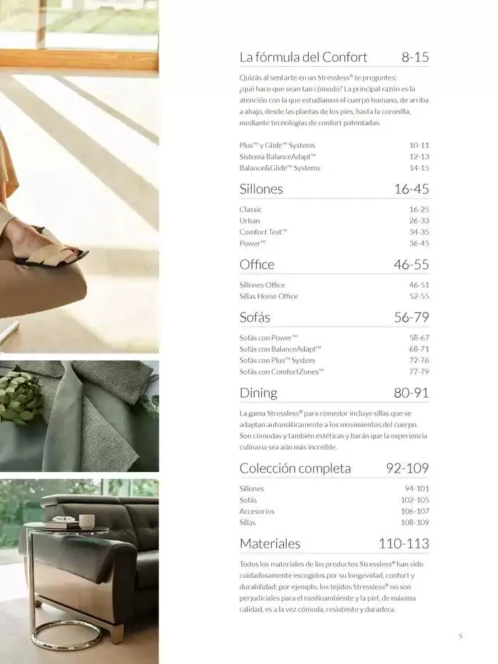 Catálogo de Catálogo Stressless 7 de marzo al 31 de agosto 2025 - Página 5