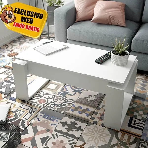 Mesa de Centro Elevable Urban Blanco Artik