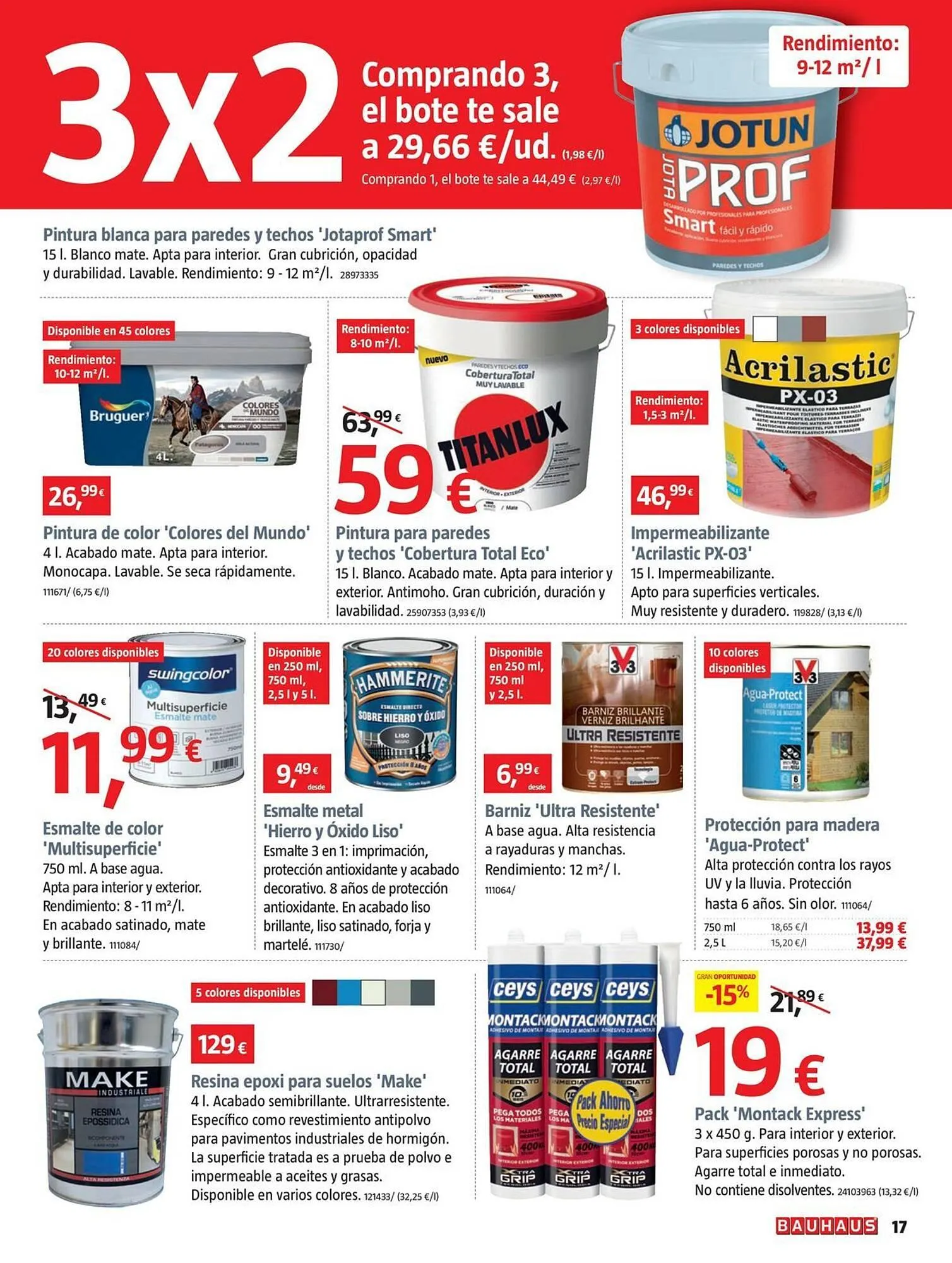 Catálogo de Folleto Bauhaus 26 de junio al 23 de julio 2025 - Página 17