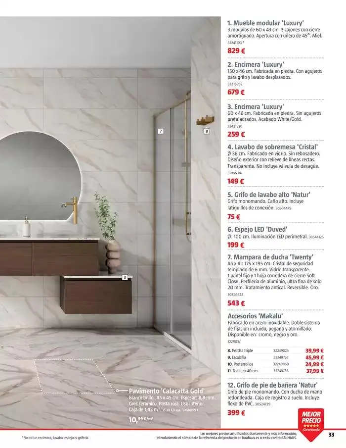 Catálogo de Renueva baños y cocinas 27 de febrero al 25 de marzo 2025 - Página 33