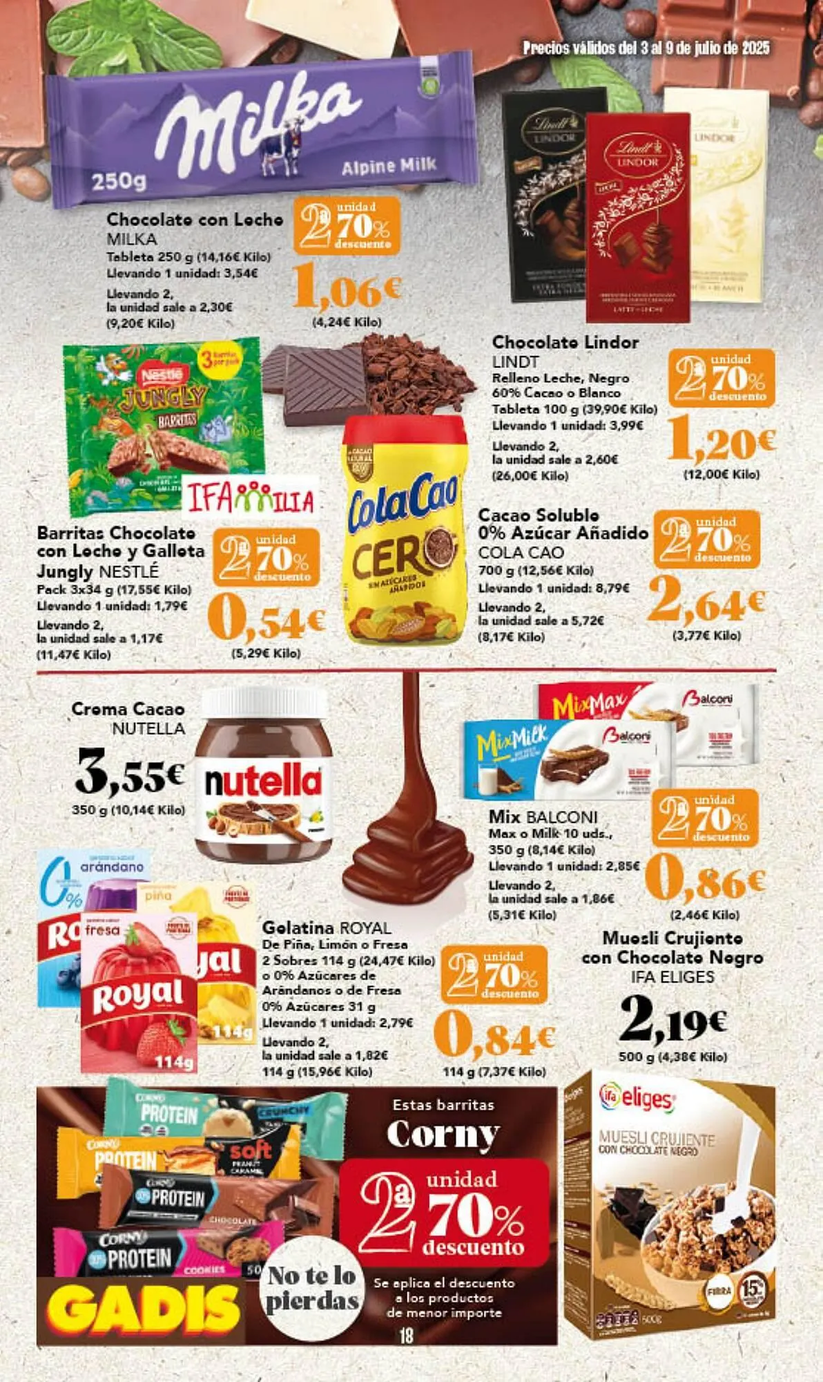 Catálogo de Folleto Gadis 3 de julio al 9 de julio 2025 - Página 18