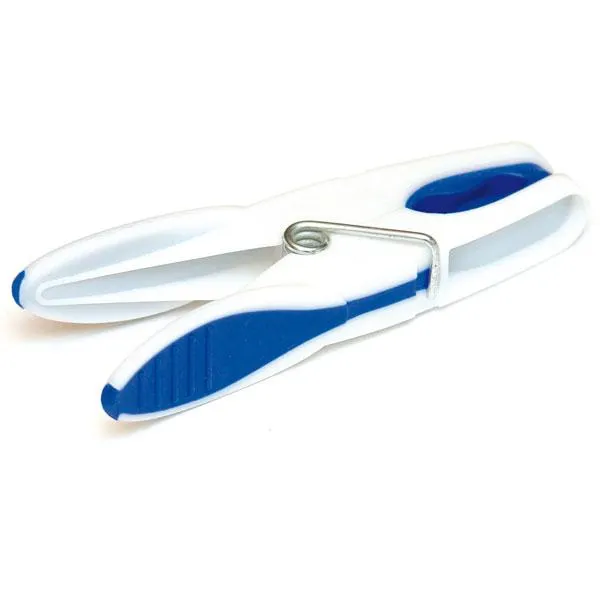 PACK 12 PINZAS PLÁSTICO CON GOMA INTERIOR