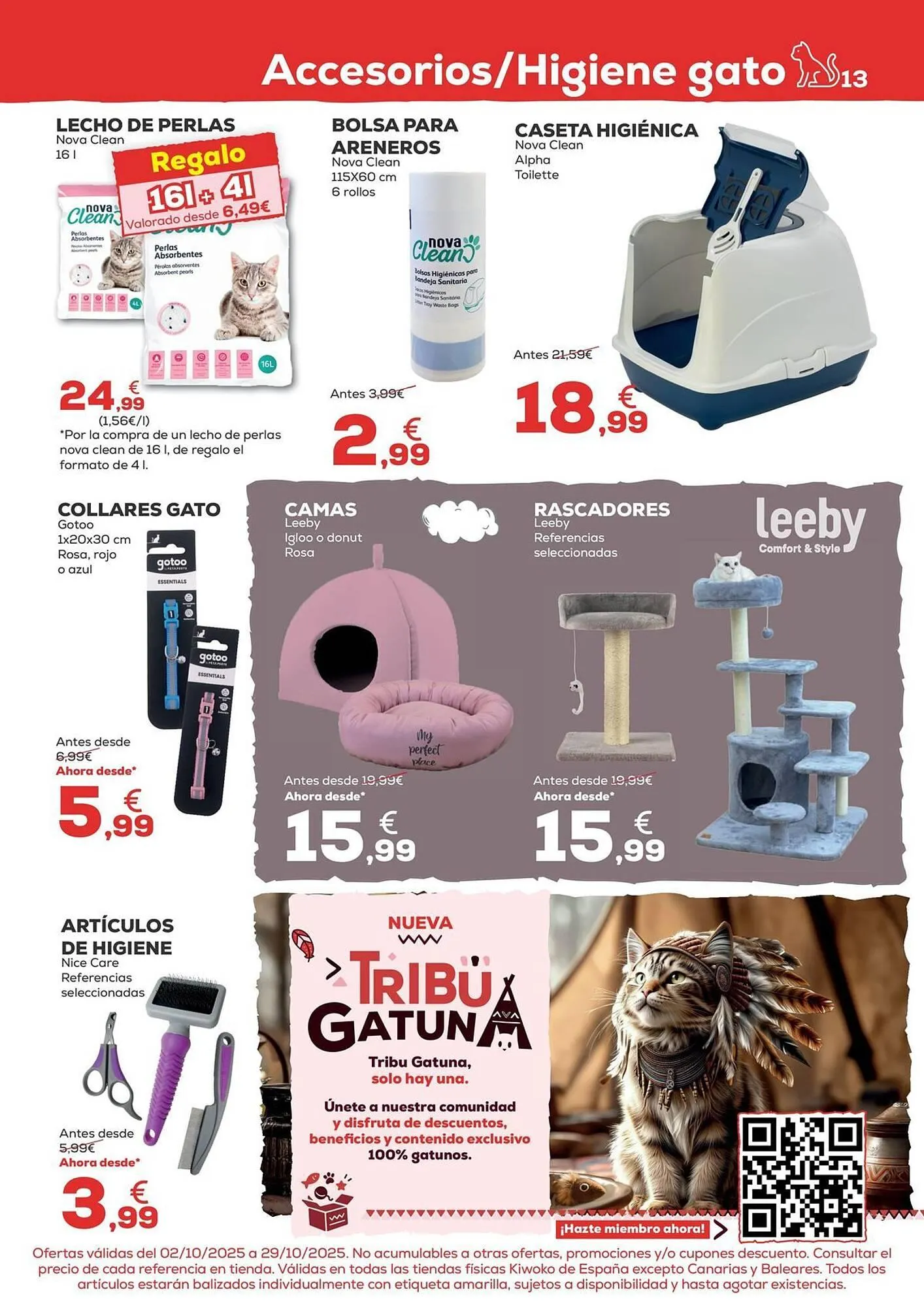 Catálogo de Folleto Kiwoko 2 de octubre al 29 de octubre 2025 - Página 13