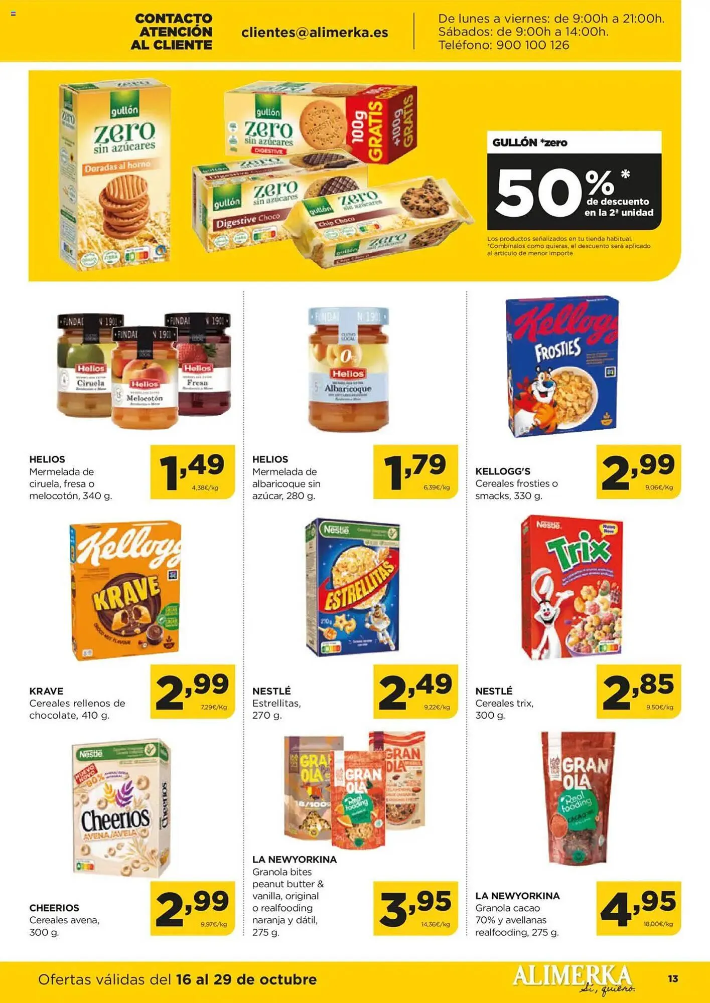 Catálogo de Folleto Alimerka 16 de octubre al 29 de octubre 2025 - Página 13
