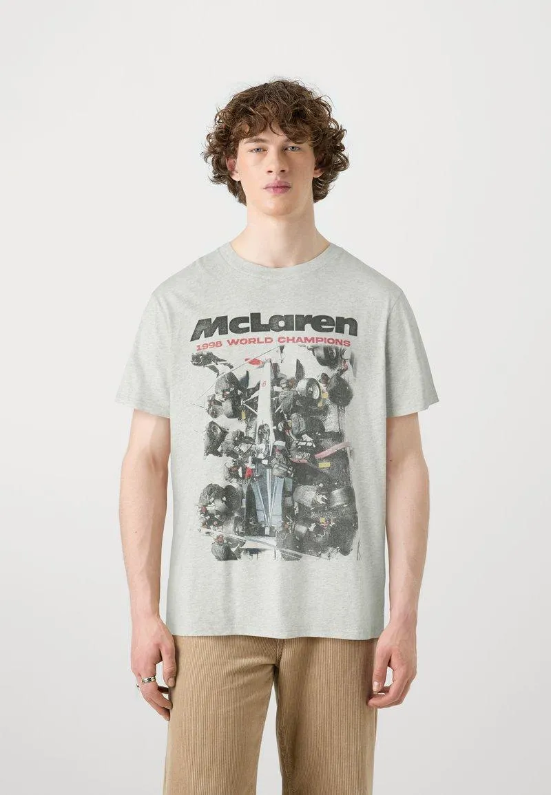 PITSTOP MCLAREN - Camiseta estampada - grey