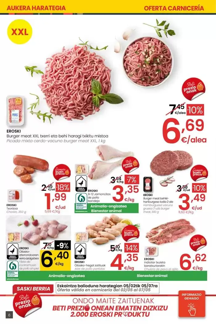 Catálogo de AUKERA OFERTA EROSKI CENTER 2 de mayo al 13 de mayo 2025 - Página 6