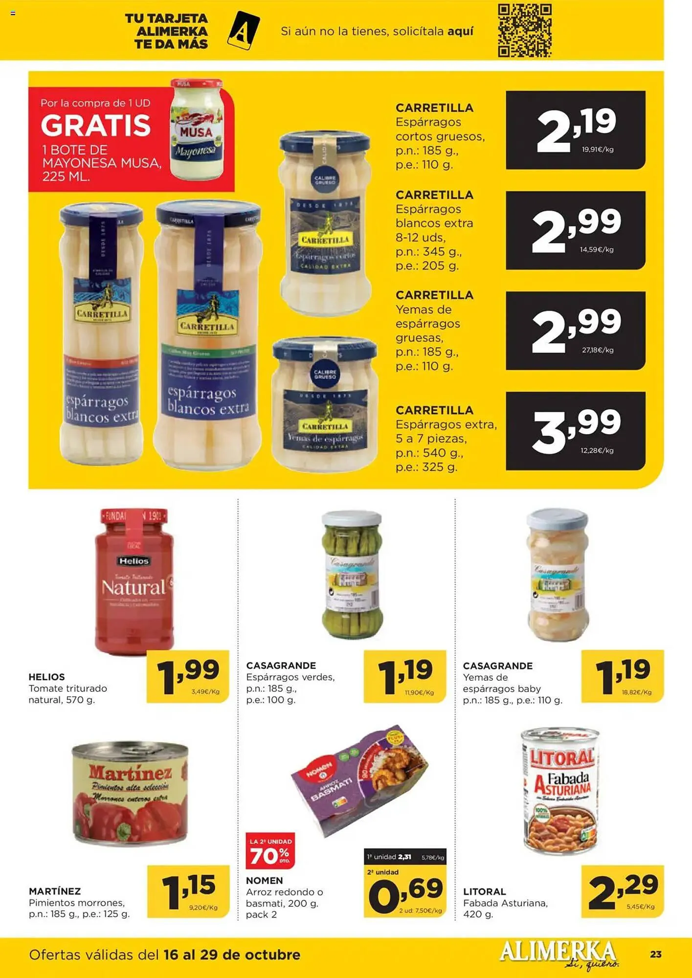 Catálogo de Folleto Alimerka 16 de octubre al 29 de octubre 2025 - Página 23