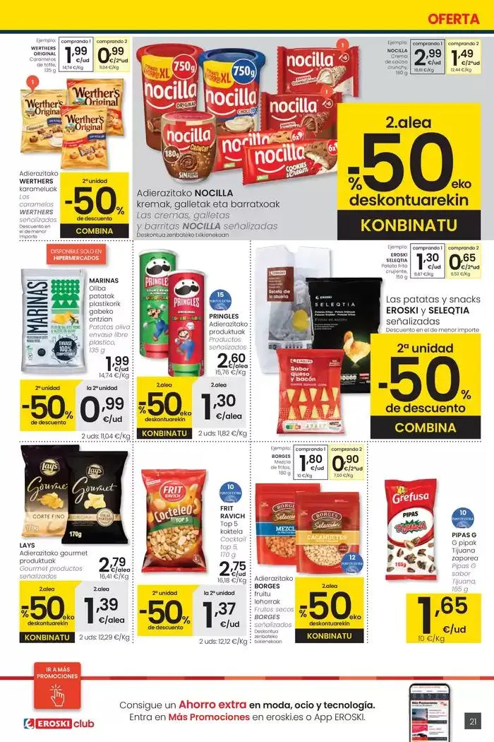 Catálogo de AUKERA OFERTA HIPERMERKATUAK EROSKI 15 de mayo al 27 de mayo 2025 - Página 21