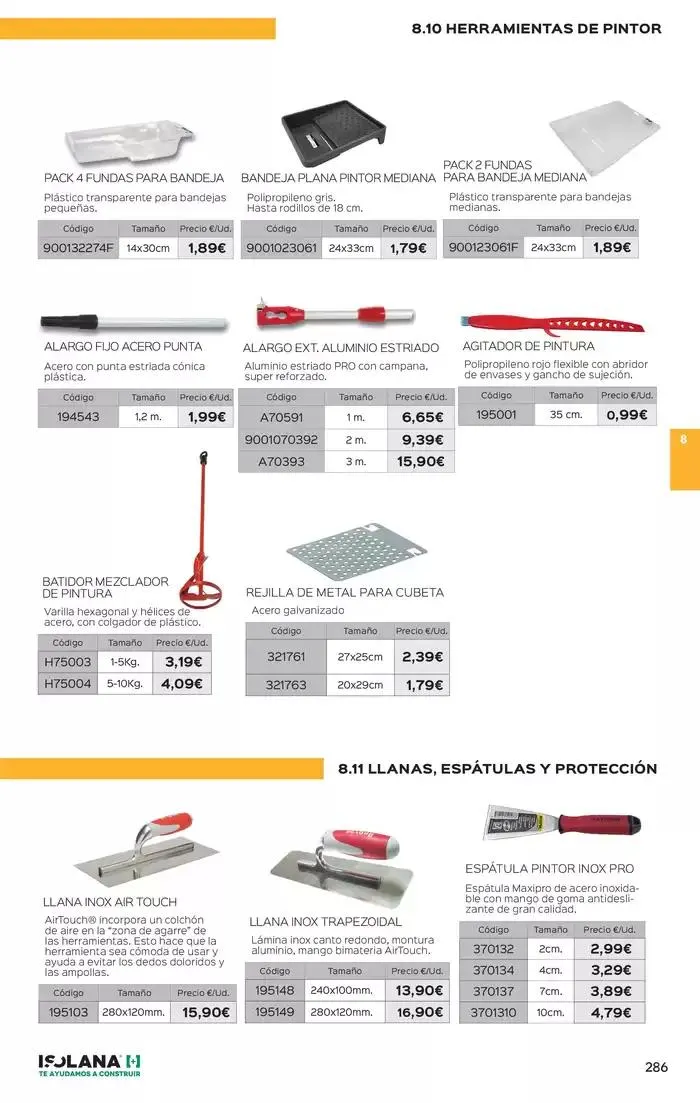 Catálogo de PINTURAS – TARIFA ISOLANA 1 de marzo al 31 de diciembre 2025 - Página 20