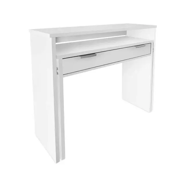 Mesa escritorio extensible Salma Blanco 87CM AL X 90CM AN X 64CM L