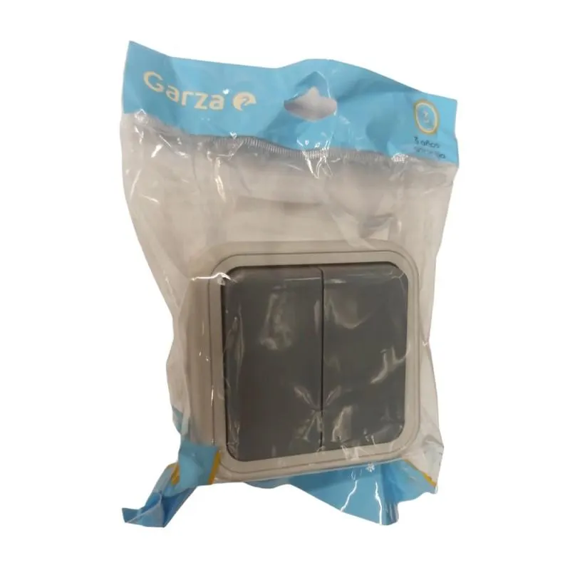 CONMUTADOR DOBLE GARZA 431047G IP54 10A250V