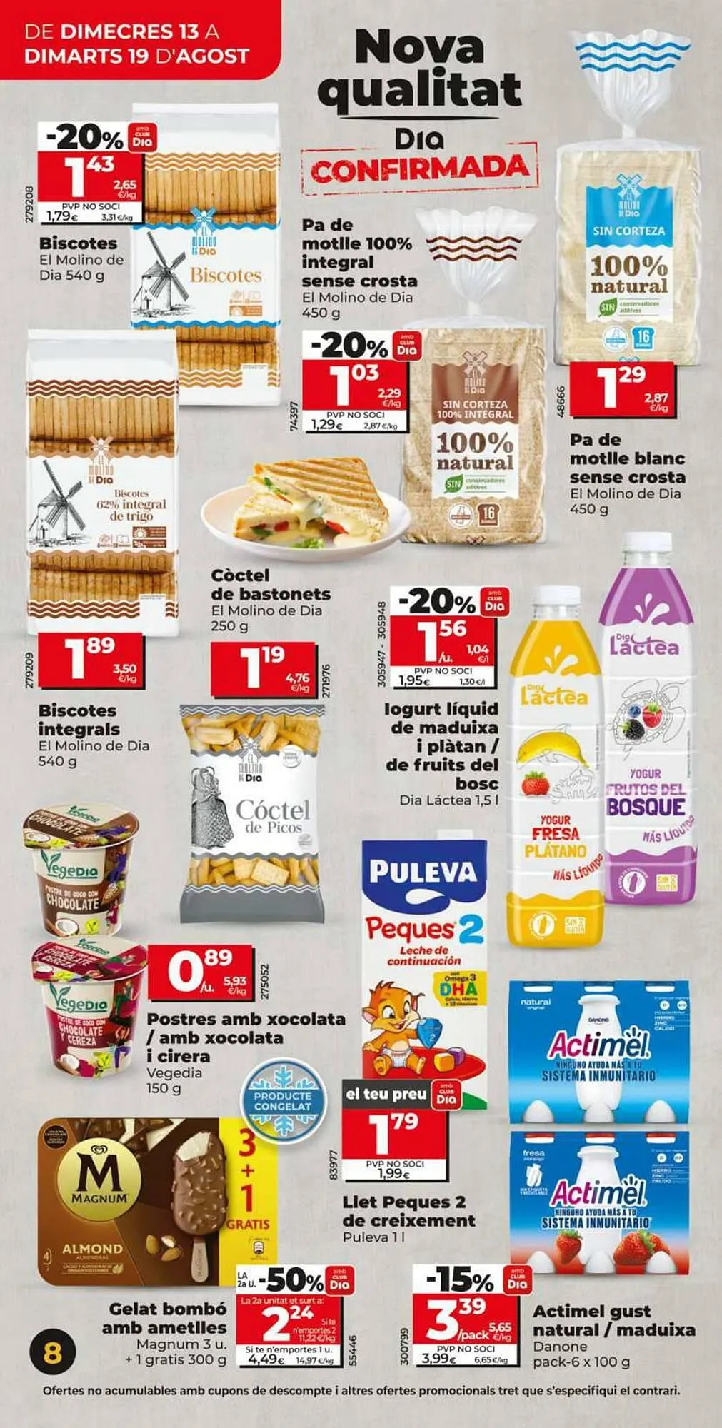 Catálogo de Folleto Dia 13 de agosto al 19 de agosto 2025 - Página 8