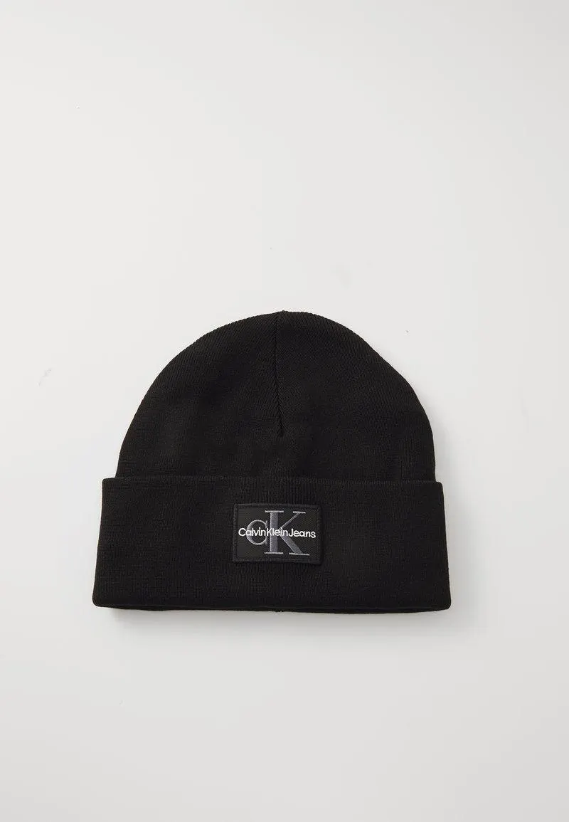 MONO LOGO PATCH BEANIE UNISEX - Gorro - black