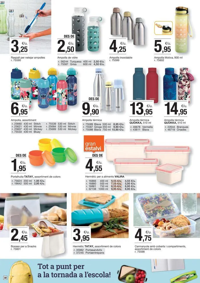 Catálogo de Fullet d'ofertes quinzenals  2 de septiembre al 9 de septiembre 2024 - Página 30