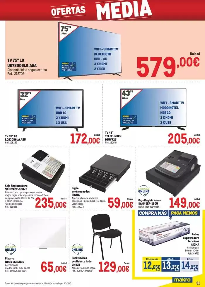 Catálogo de Makro Precios Sur II 5 de mayo al 1 de junio 2025 - Página 31