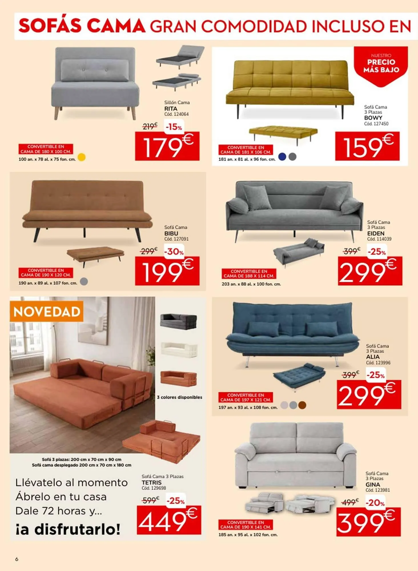 Catálogo de Catálogo Conforama 3 de marzo al 25 de marzo 2026 - Página 6