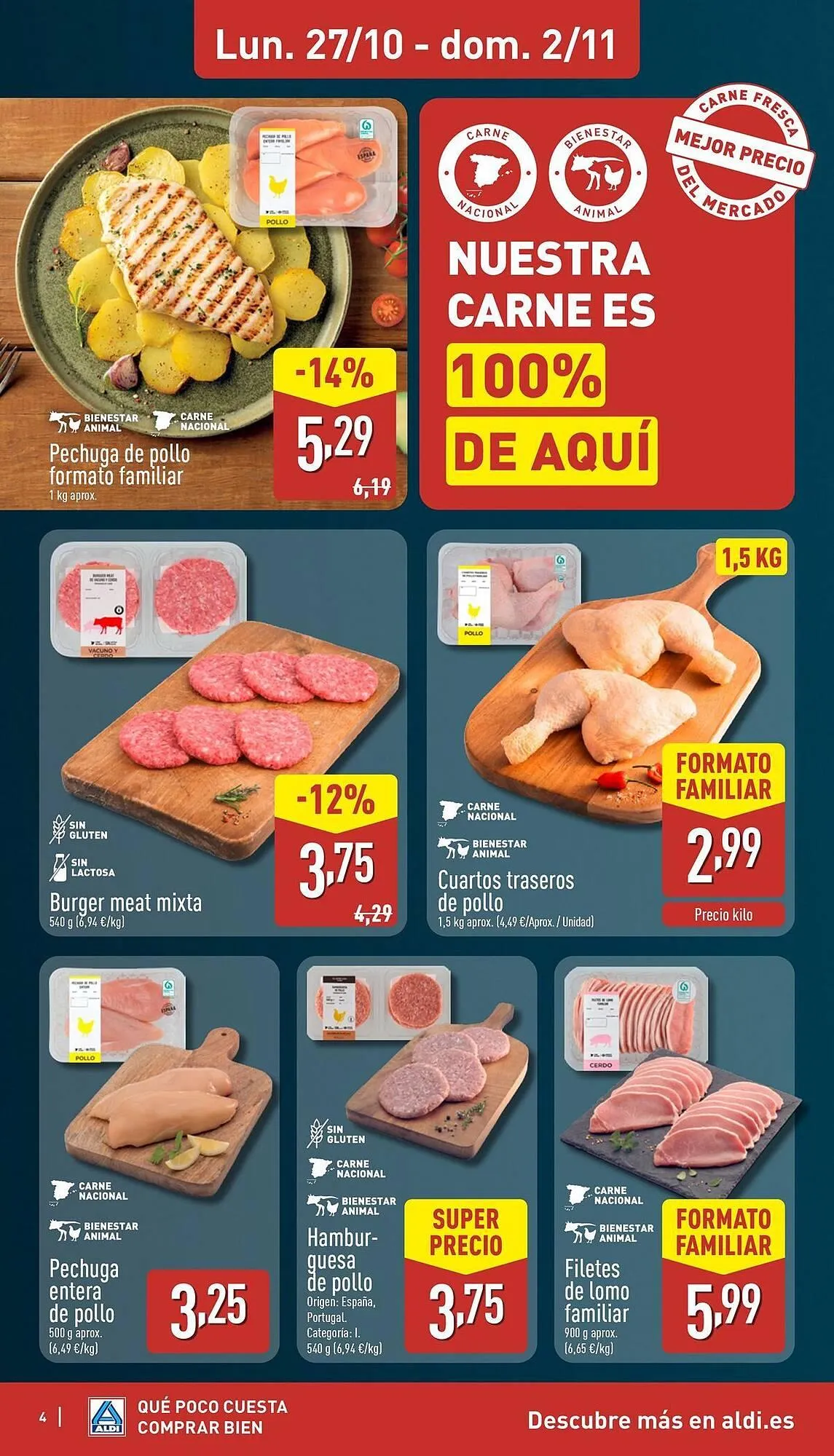 Catálogo de Folleto ALDI 27 de octubre al 2 de noviembre 2025 - Página 4