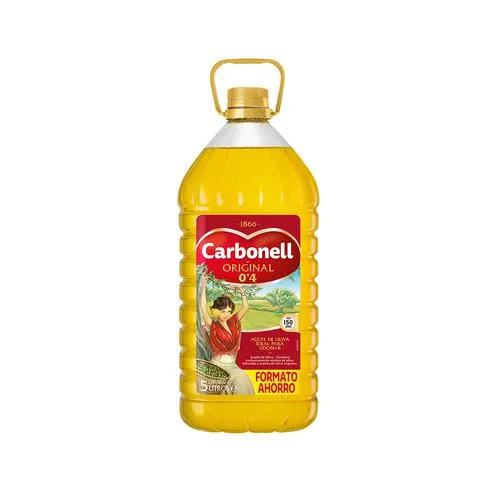 CARBONELL Aceite de oliva suave CARBONELL garrafa de 5 l.