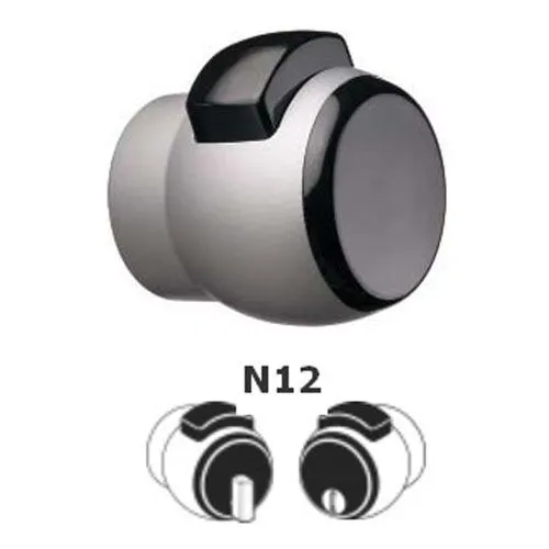 Pomo puerta n12natb70 condena 70mm aluminio 12-70-na cerraval cerraduras