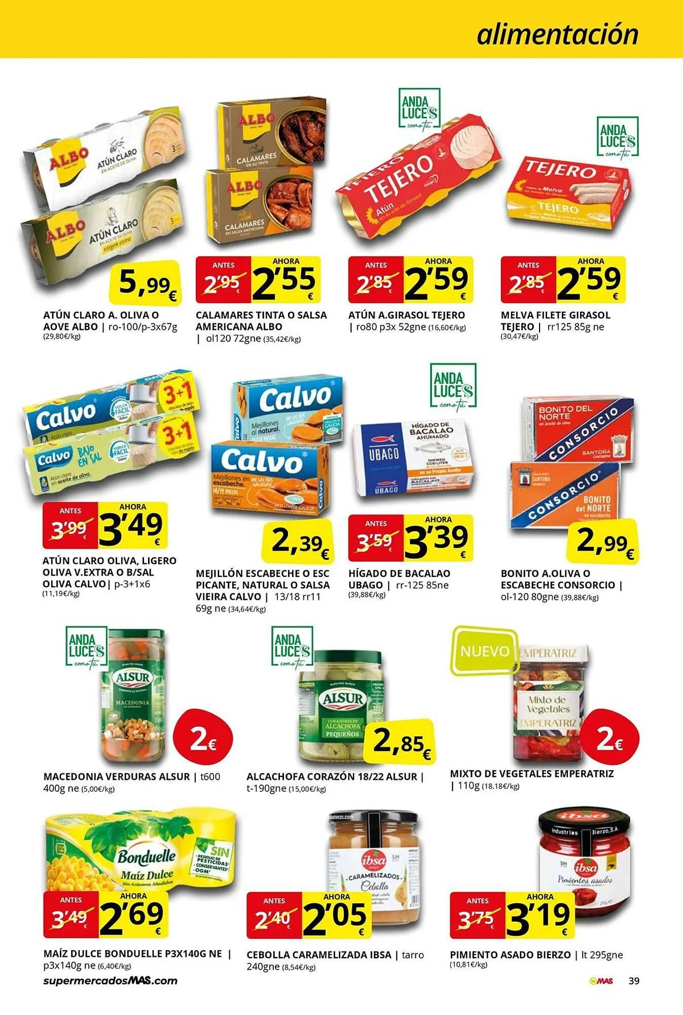Catálogo de Folleto Supermercados MAS 31 de octubre al 30 de noviembre 2025 - Página 39