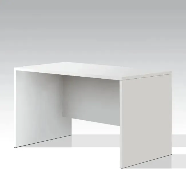 Buyqualia Escritorio Mesa Oficina o despacho (Blanco, Largo 120 cm)