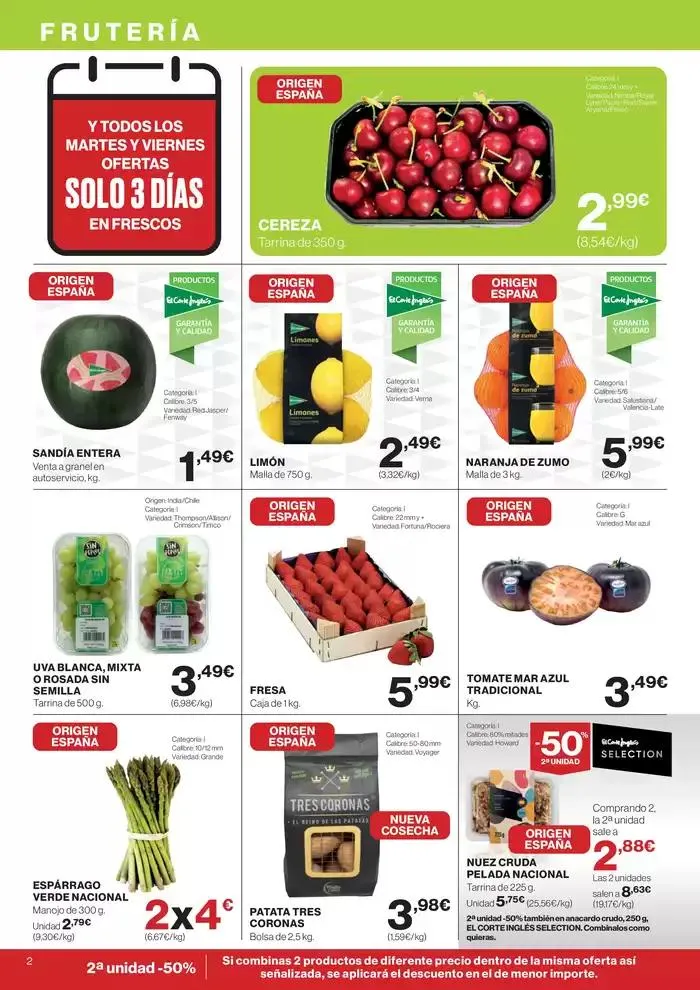 Catálogo de Precios válidos del 22 de mayo al 4 junio de 2025 en Península y Baleares 22 de mayo al 4 de junio 2025 - Página 2