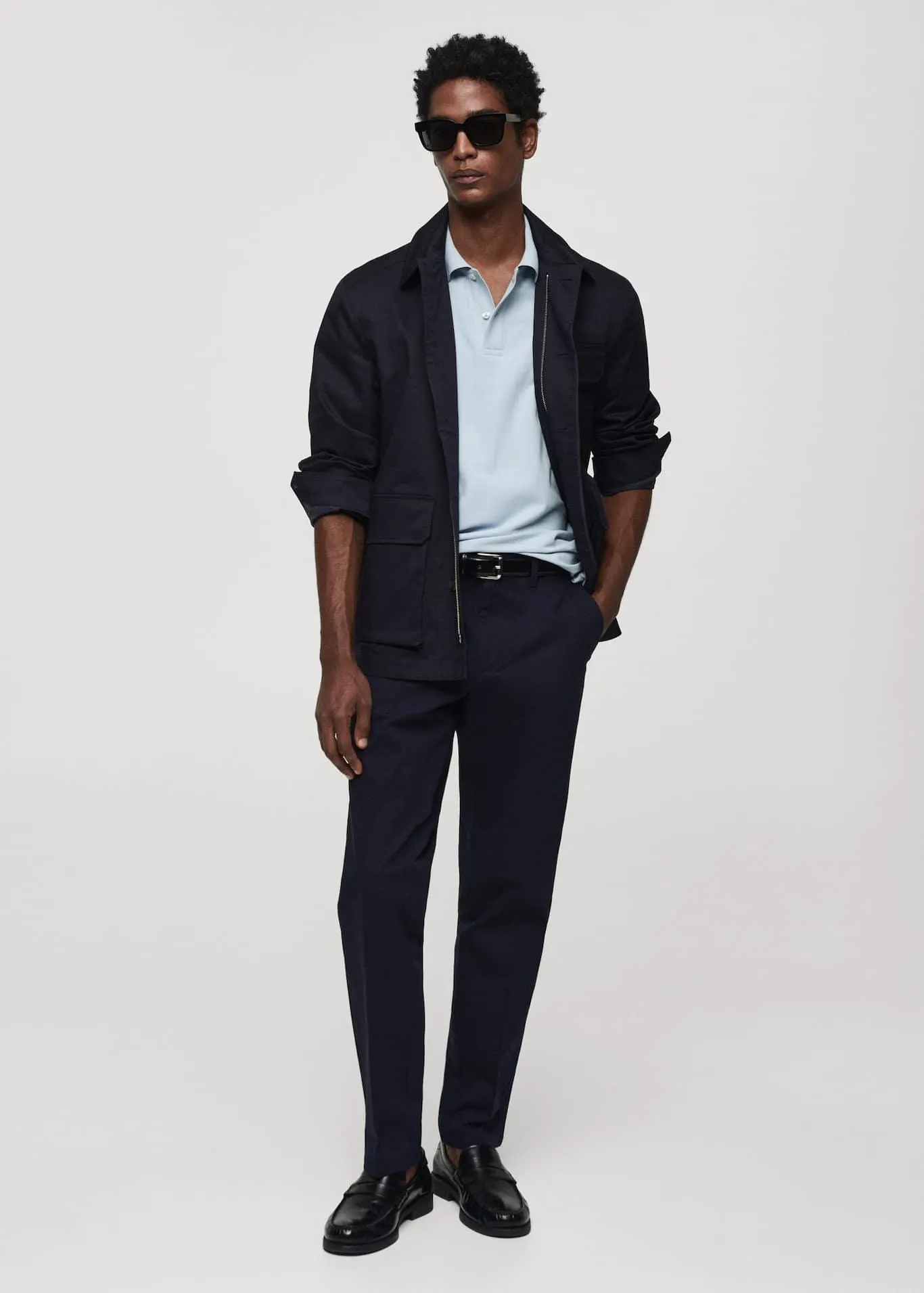 100% cotton pique polo shirt