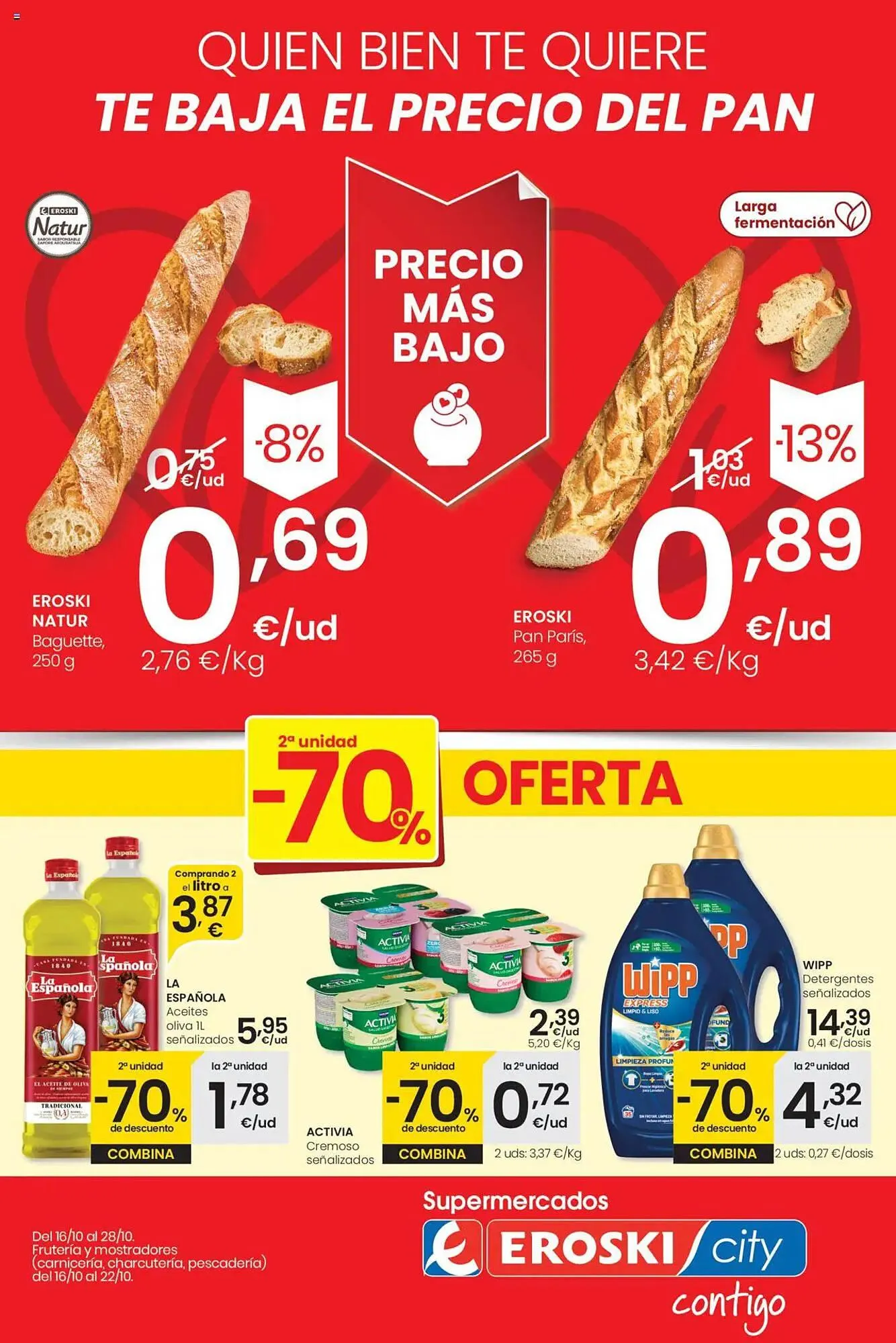 Catálogo de Folleto Eroski 16 de octubre al 28 de octubre 2025 - Página 1