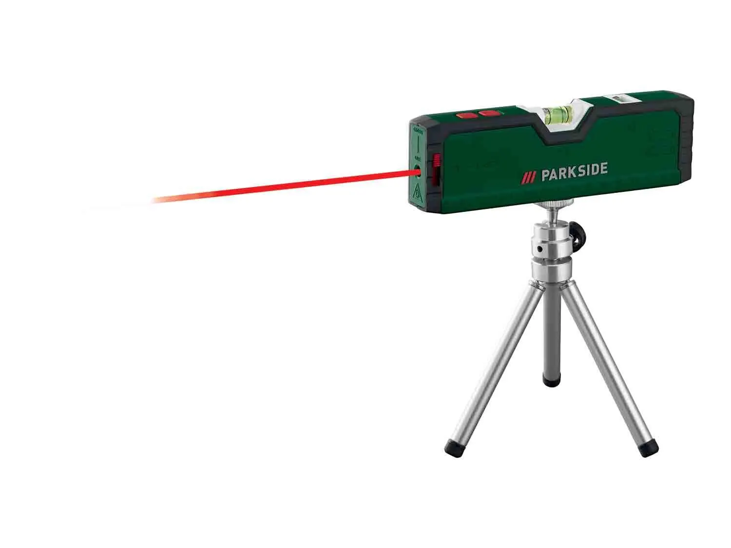 Nivel de burbuja con láser