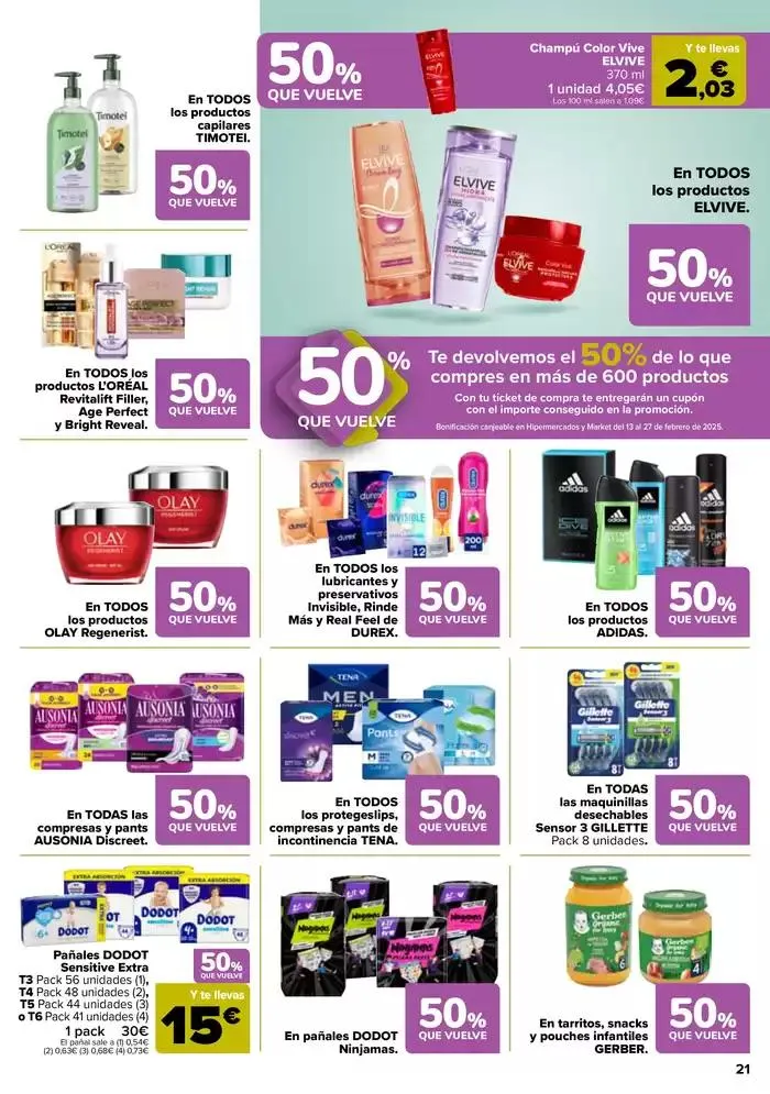 Catálogo de 50% QUE VUELVE 28 de enero al 12 de febrero 2025 - Página 21