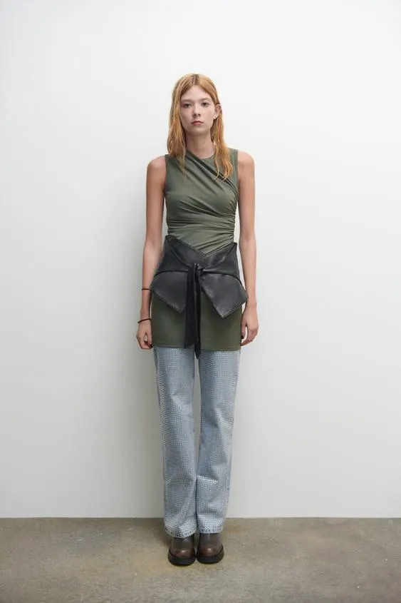 CINTURÓN FAJÍN PIEL LAZADA