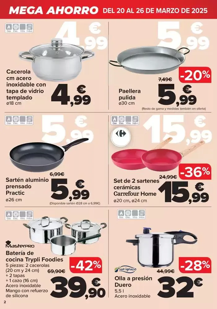 Catálogo de MEGA AHORRO 20 de marzo al 26 de marzo 2025 - Página 2