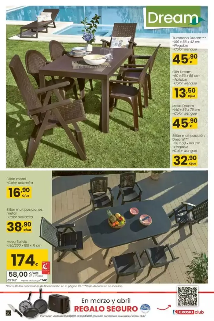 Catálogo de Terraza y jardín  3 de abril al 30 de abril 2025 - Página 28