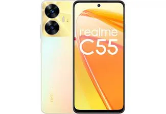 Móvil - realme C55, Gold, 256 GB, 8 GB RAM, 6.72 " FHD+, Mediatek Helio G88 Octa Core, 5000 mAh, Android 13