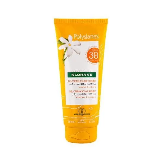 Klorane Gel Crema Solar Sublime SPF30 200ml