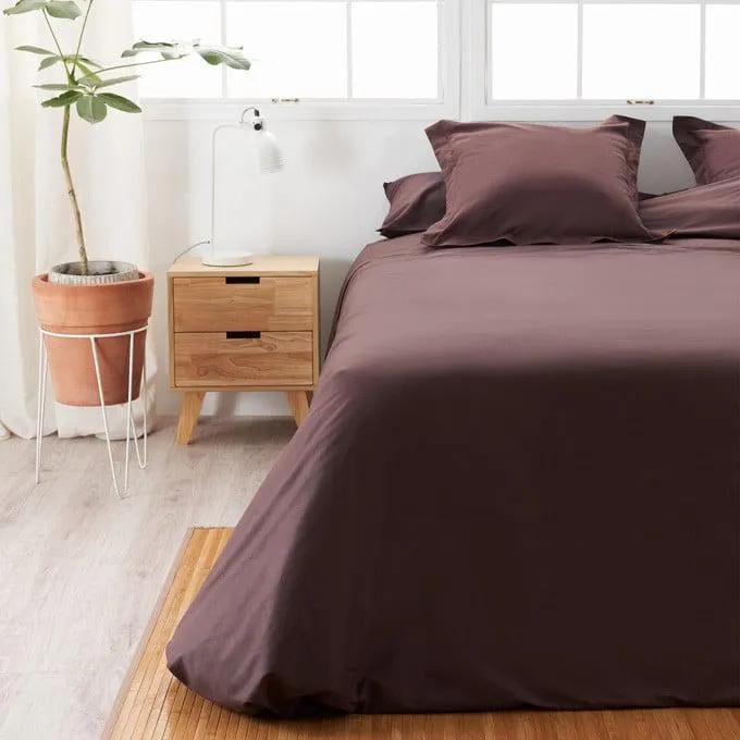 Funda Nórdica Algodón - Basic Chocolate