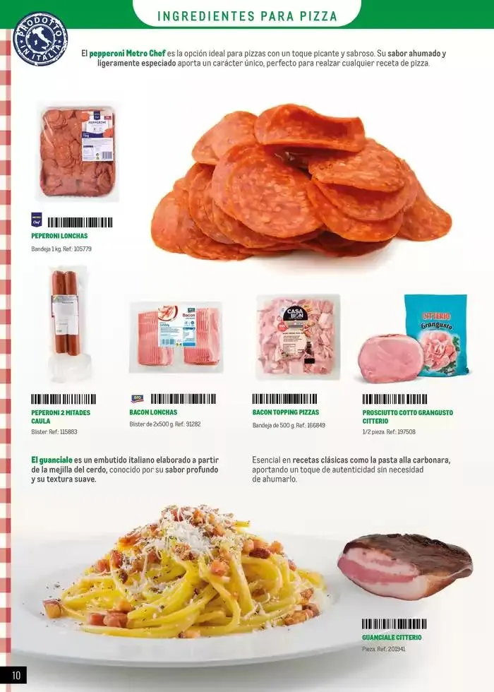 Catálogo de Restaurantes Italianos 2 de mayo al 31 de diciembre 2025 - Página 10