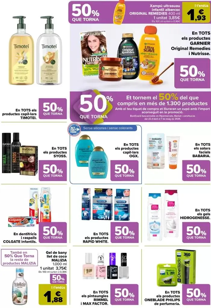 Catálogo de 50% QUE VUELVE + 3x2 10 de abril al 21 de abril 2025 - Página 51