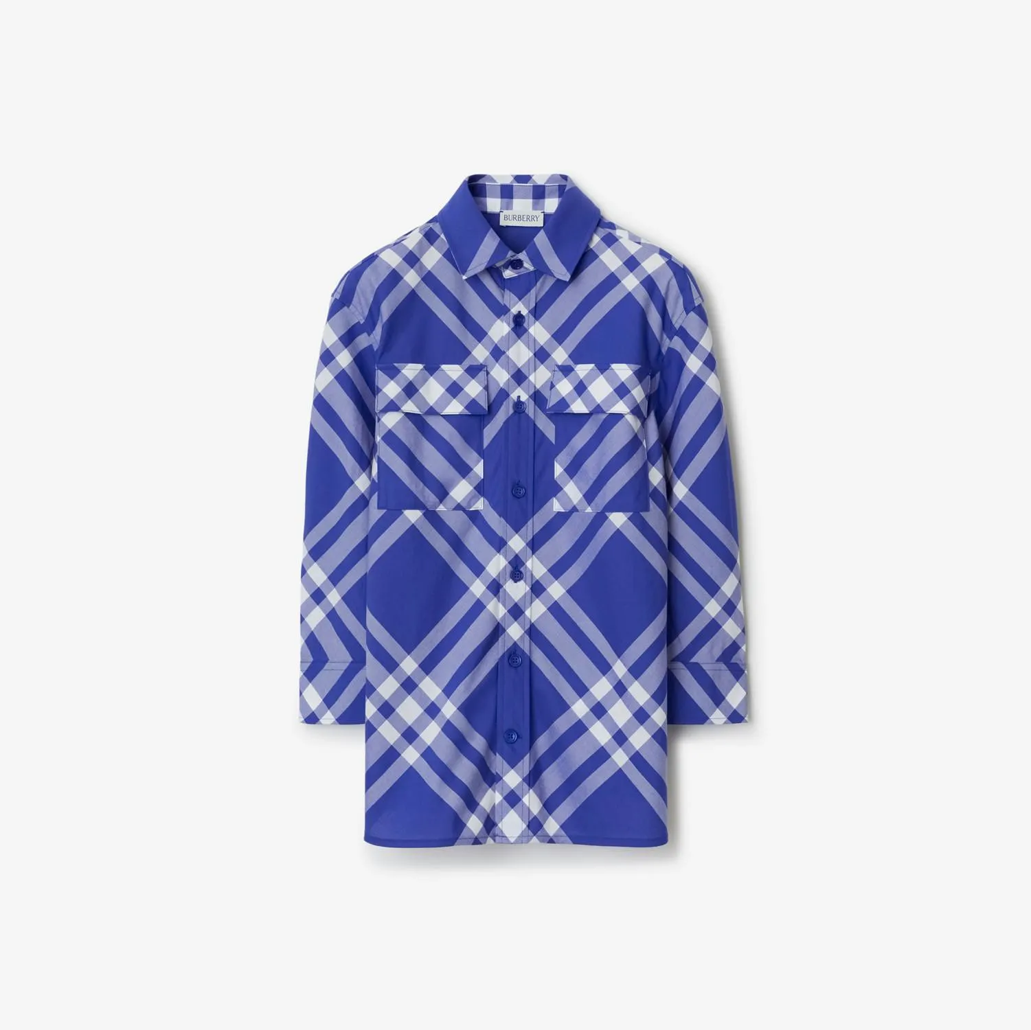 Camisa en algodón Check