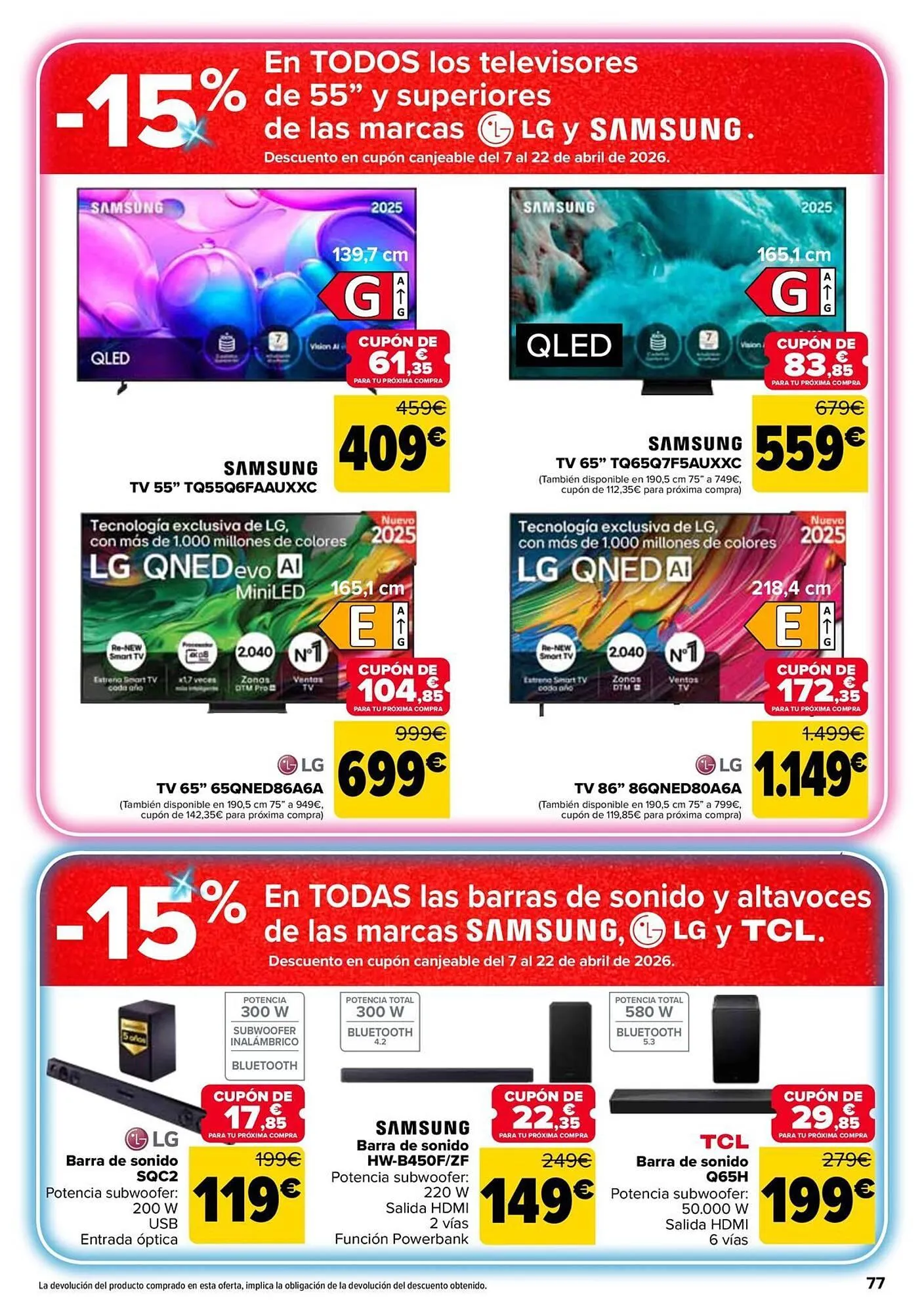 Catálogo de Folleto Carrefour 24 de marzo al 6 de abril 2026 - Página 77