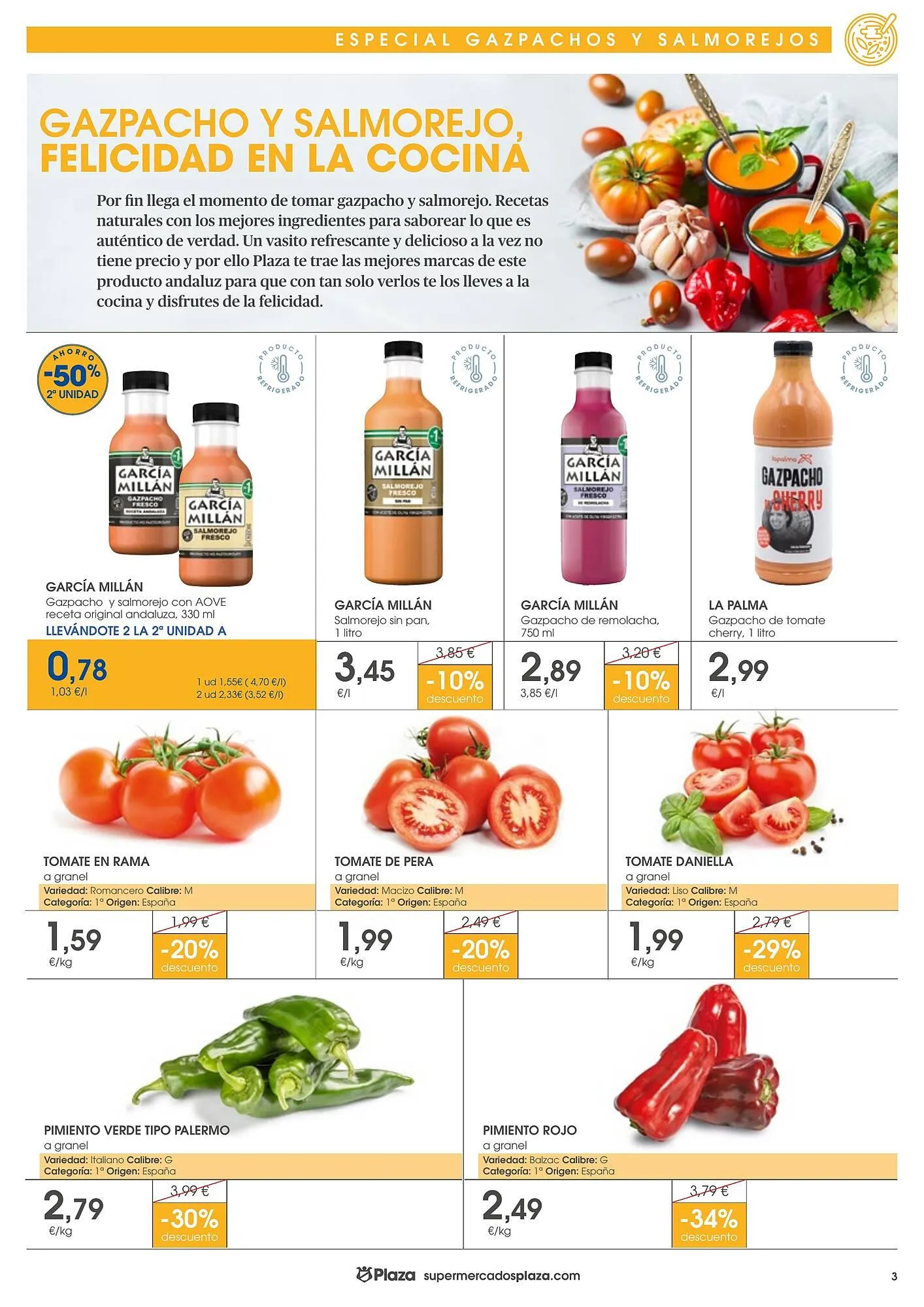 Catálogo de Folleto Supermercados Plaza 8 de mayo al 28 de mayo 2025 - Página 3