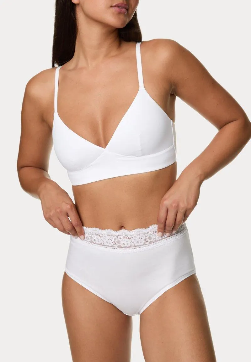 FULL BRIEF 5 PACK - Braguitas - white