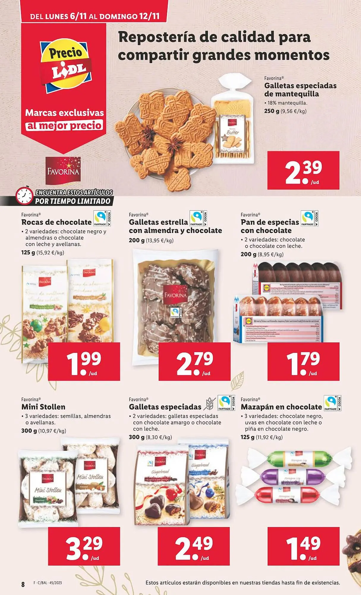 Catálogo de Folleto Lidl 30 de octubre al 12 de noviembre 2023 - Página 8