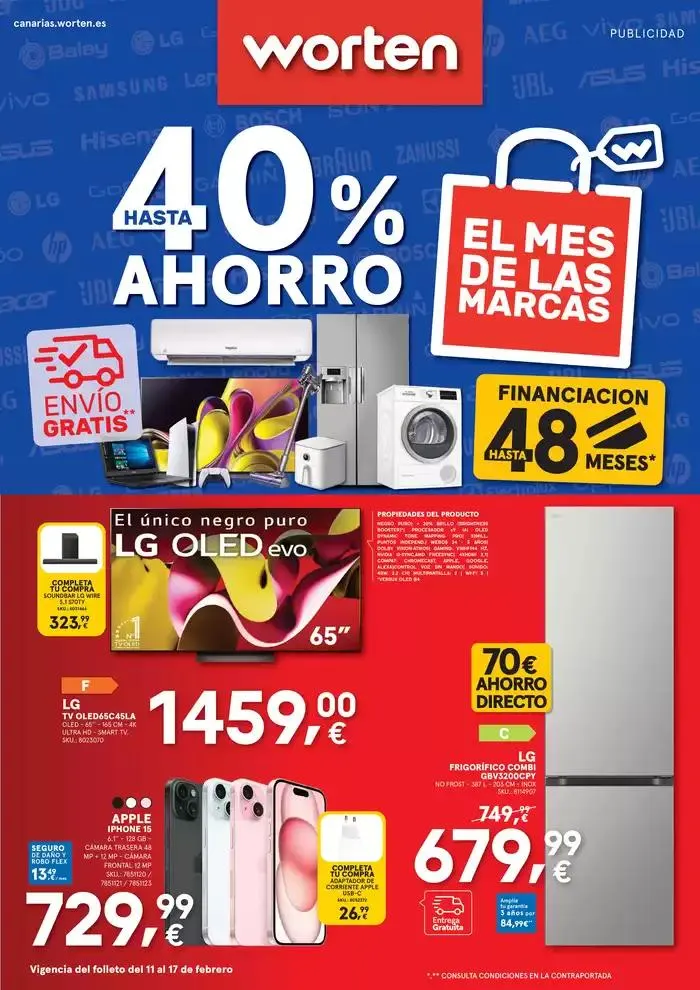 Catálogo de Hasta 40% ahorro 13 de febrero al 17 de febrero 2025 - Página 1