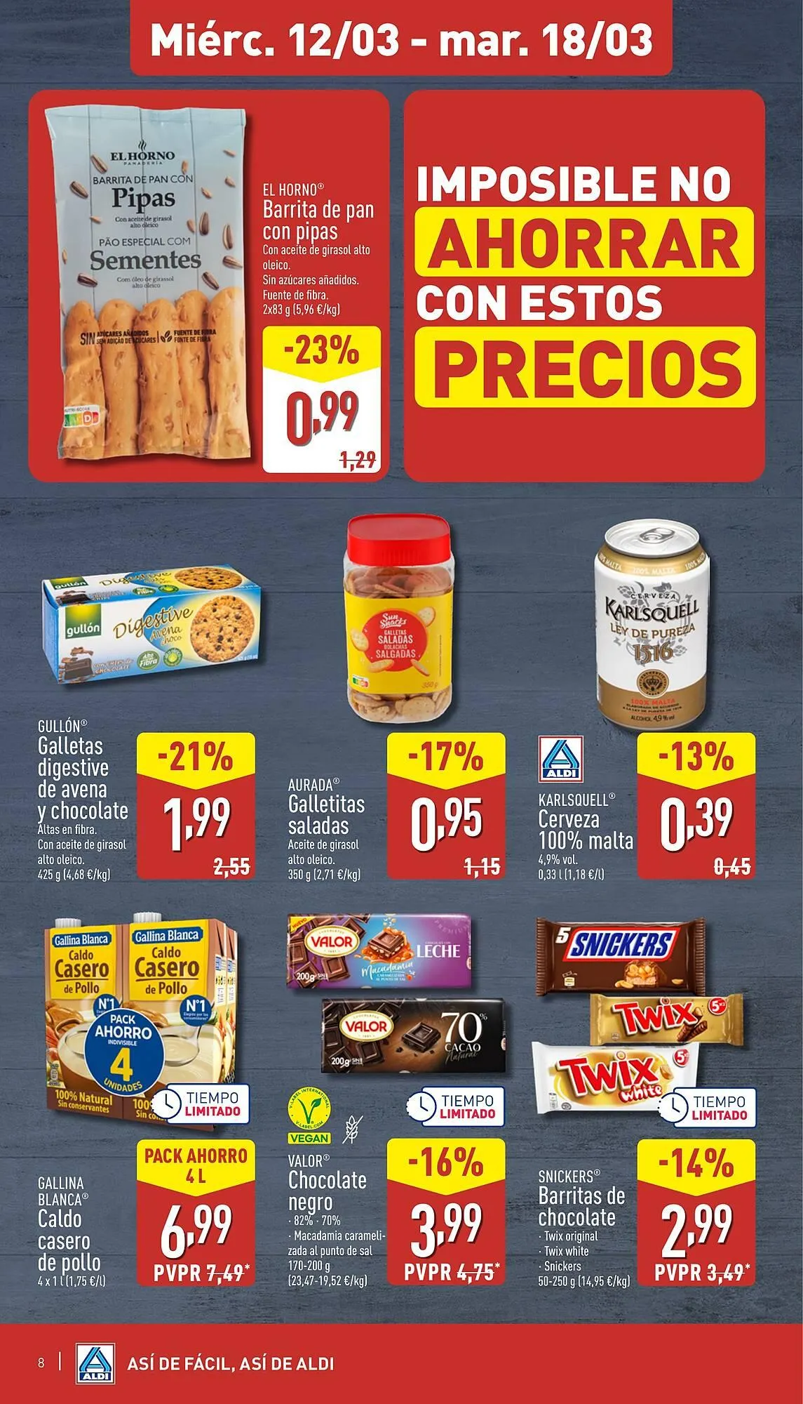 Catálogo de Folleto ALDI 12 de marzo al 18 de marzo 2025 - Página 8