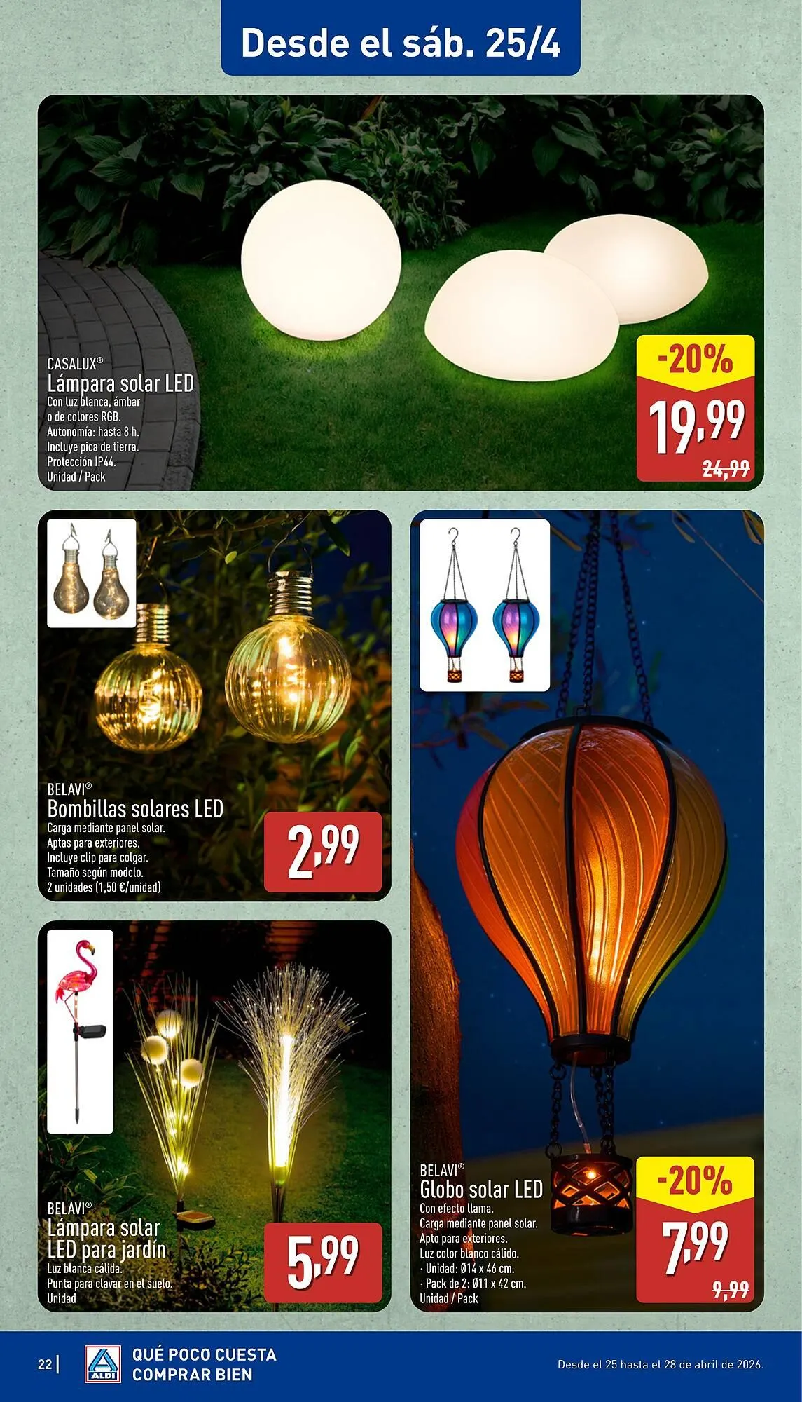 Catálogo de Folleto ALDI 20 de abril al 26 de abril 2026 - Página 22