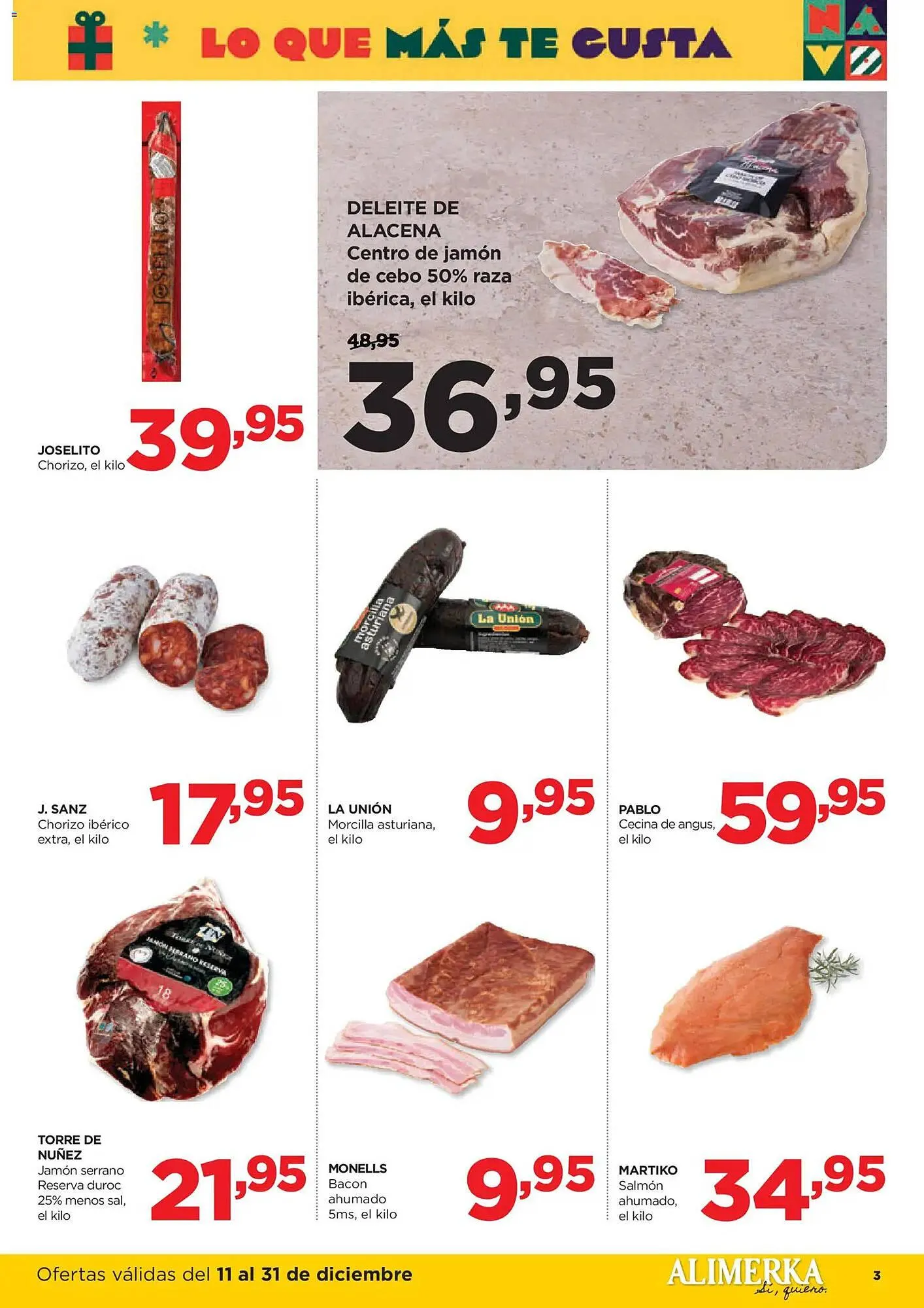 Catálogo de Folleto Alimerka 11 de diciembre al 31 de diciembre 2025 - Página 3
