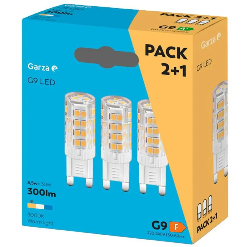 PACK BOMBILLAS LED GARZA 2+1 462975 30W