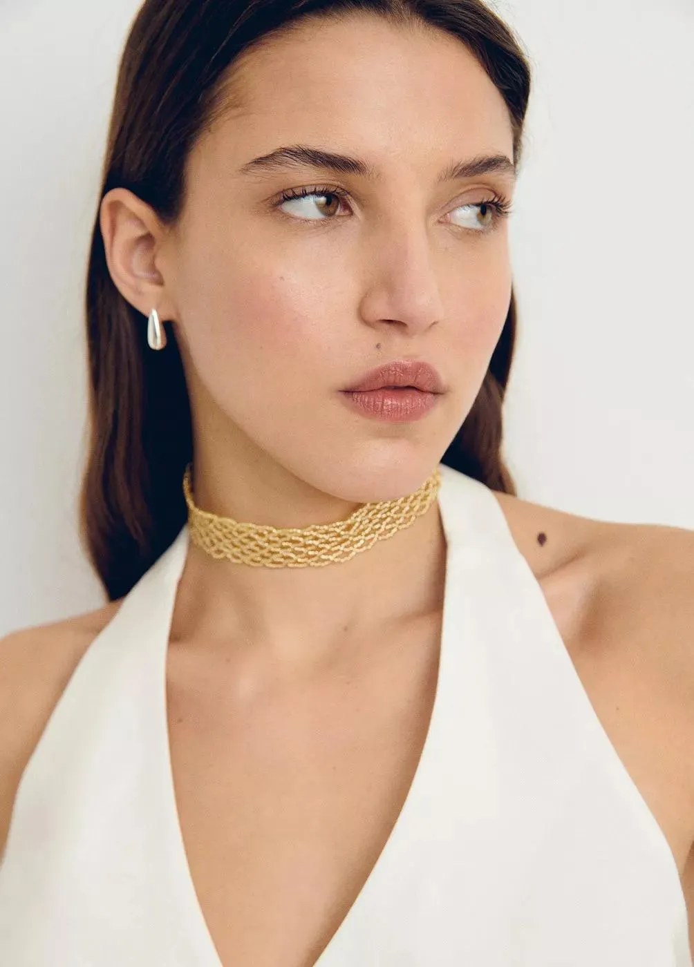 Collar gargantilla cuentas