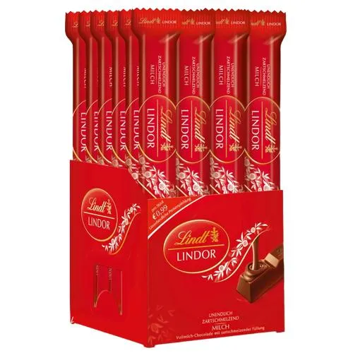 Pack Lindor Sticks Leche 24uds x 38g